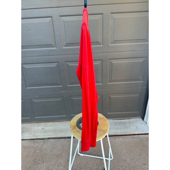 Vintage Abercrombie & Fitch Red Long Sleeve Muscle Fit Shirt M Embrodered Logo - Picture 10 of 11